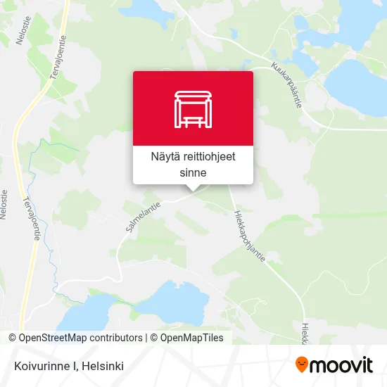 Koivurinne I kartta