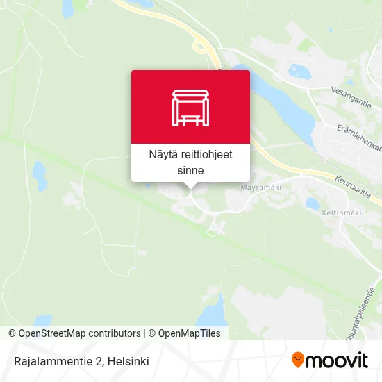 Rajalammentie 2 kartta