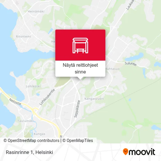 Rasinrinne 1 kartta