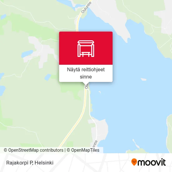 Rajakorpi P kartta