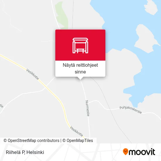 Riihelä P kartta