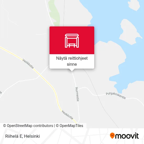 Riihelä E kartta