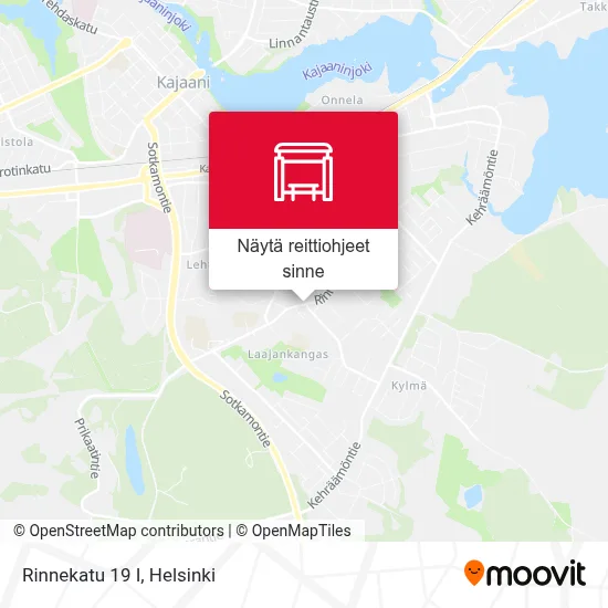 Rinnekatu 19 I kartta