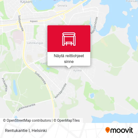 Rentukantie I kartta