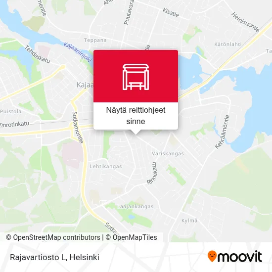 Rajavartiosto L kartta