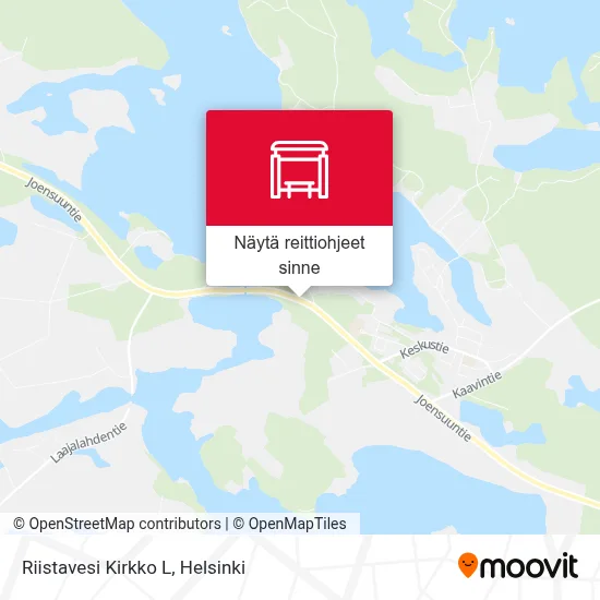 Riistavesi Kirkko L kartta