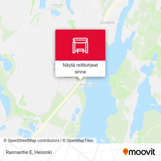 Rannantie E kartta