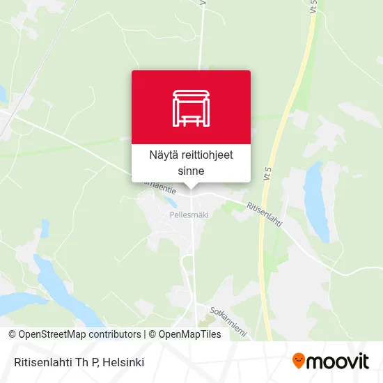 Ritisenlahti Th P kartta