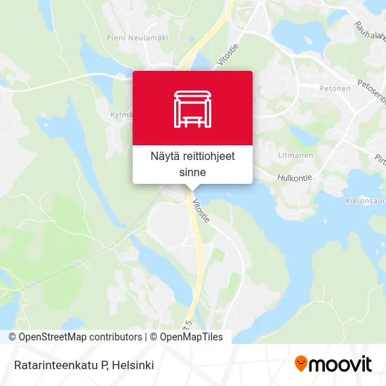 Ratarinteenkatu P kartta