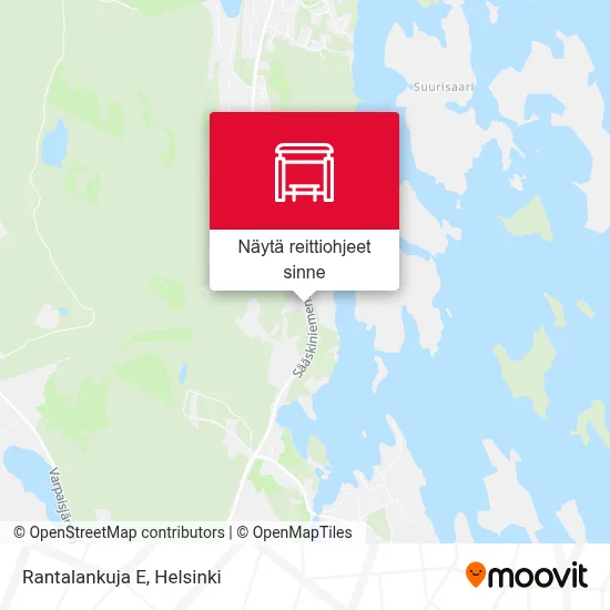 Rantalankuja E kartta