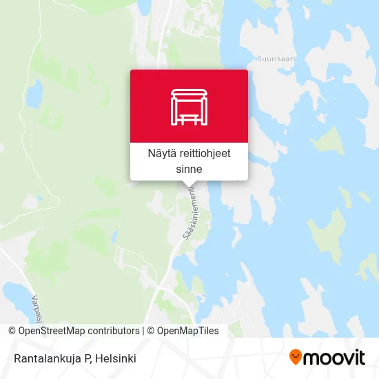 Rantalankuja P kartta