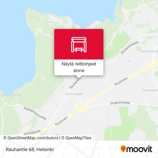 Rauhantie 68 kartta