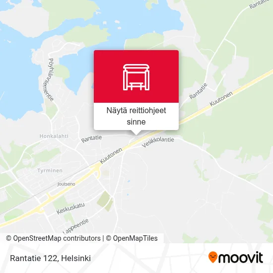 Rantatie 122 kartta