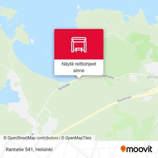 Rantatie 541 kartta