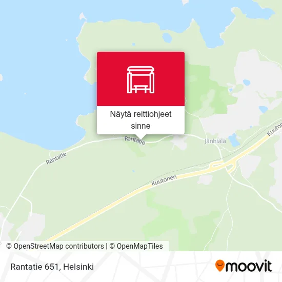 Rantatie 651 kartta
