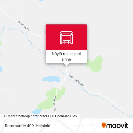 Rummuntie 409 kartta
