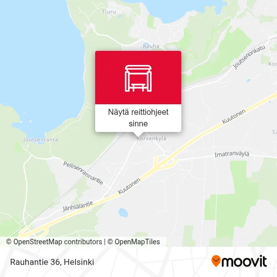 Rauhantie 36 kartta