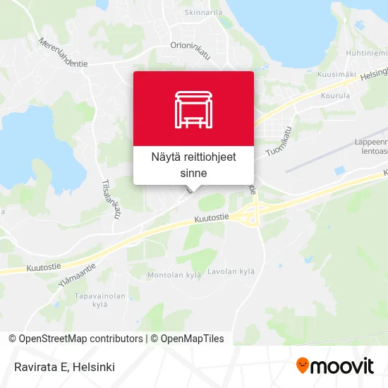 Ravirata E kartta