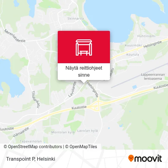 Transpoint P kartta