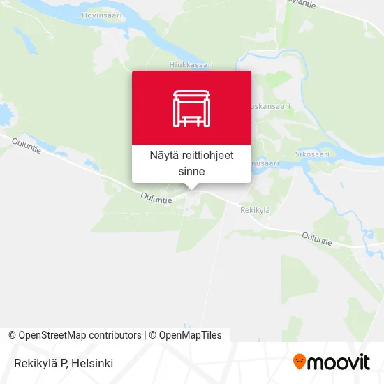 Rekikylä P kartta