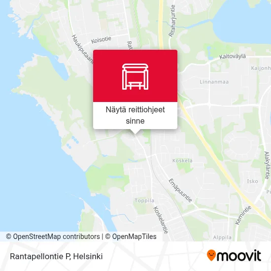 Rantapellontie P kartta