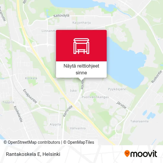Rantakoskela E kartta