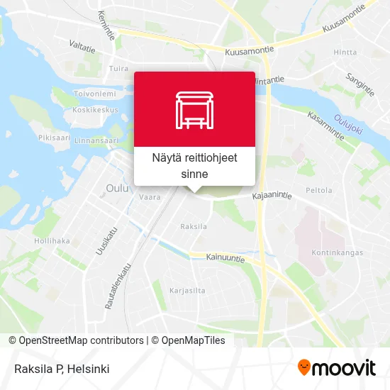 Raksila P kartta