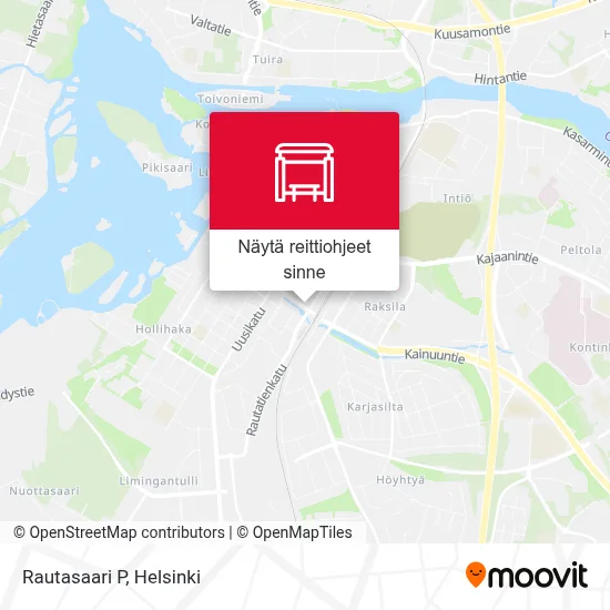 Rautasaari P kartta