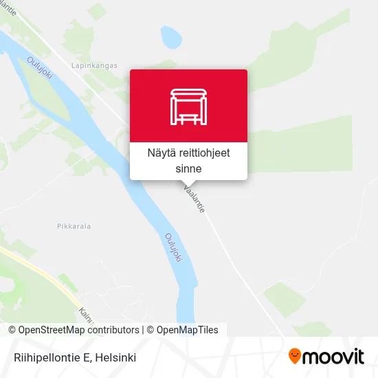 Riihipellontie E kartta