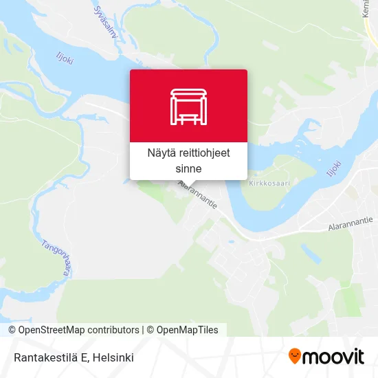 Rantakestilä E kartta