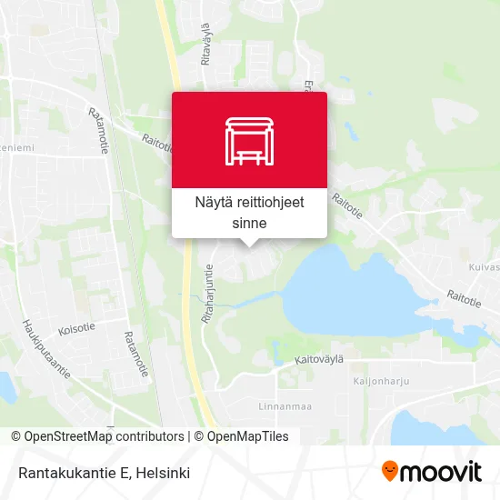 Rantakukantie E kartta