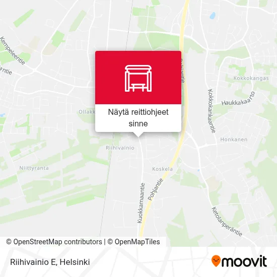 Riihivainio E kartta