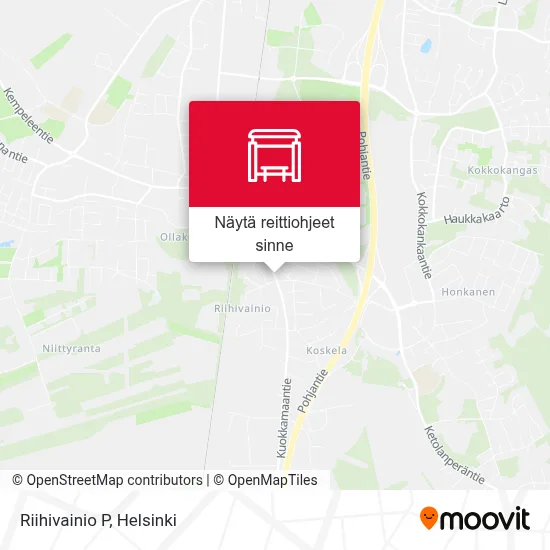 Riihivainio P kartta