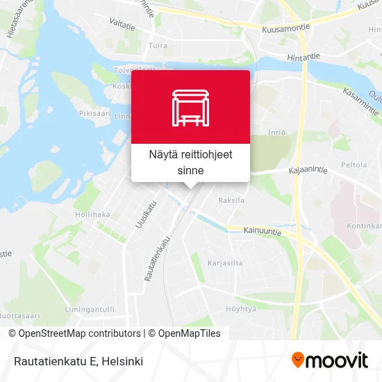 Rautatienkatu E kartta