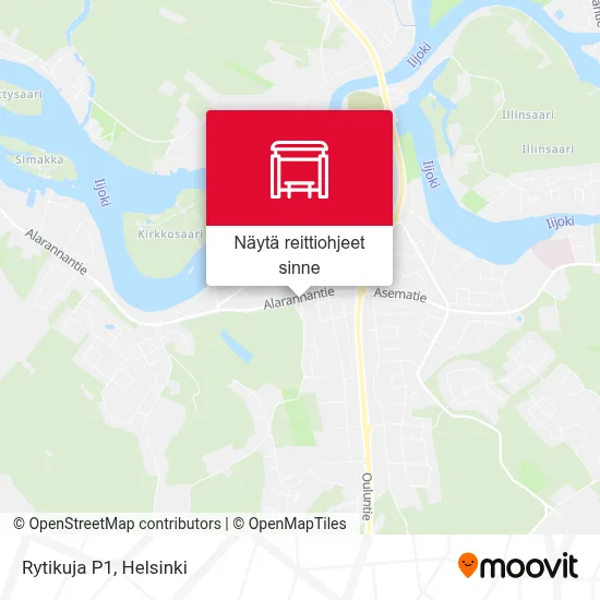 Rytikuja P1 kartta