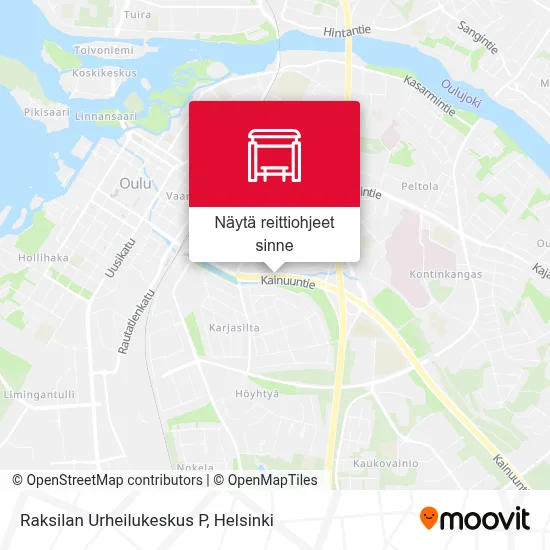 Raksilan Urheilukeskus P kartta