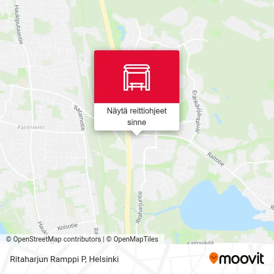 Ritaharjun Ramppi P kartta
