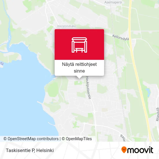 Taskisentie P kartta