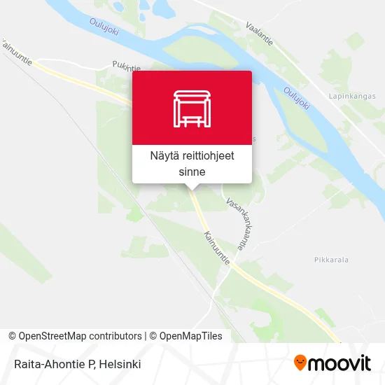 Raita-Ahontie P kartta