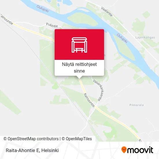Raita-Ahontie E kartta