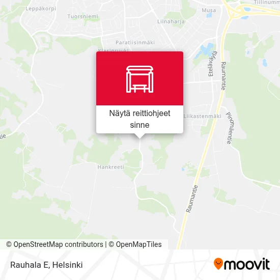 Rauhala E kartta