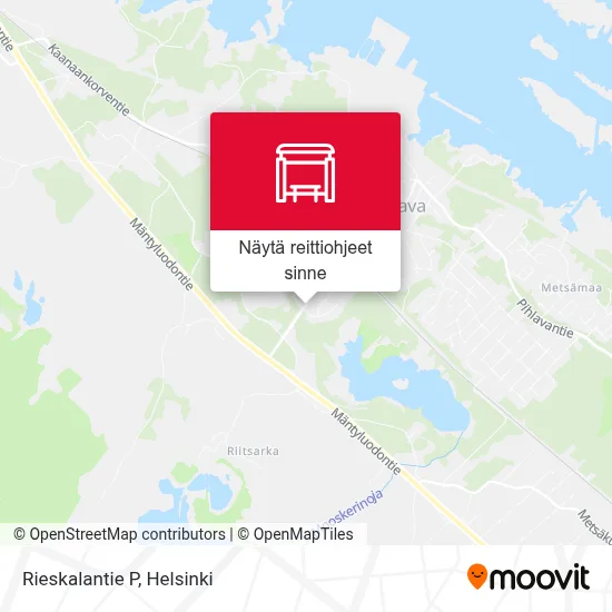 Rieskalantie P kartta