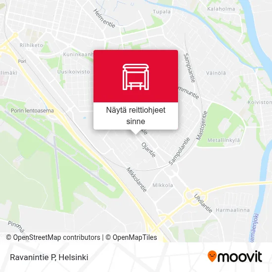 Ravanintie P kartta