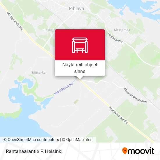 Rantahaarantie P kartta