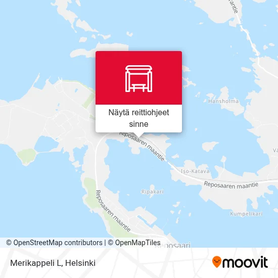 Merikappeli L kartta