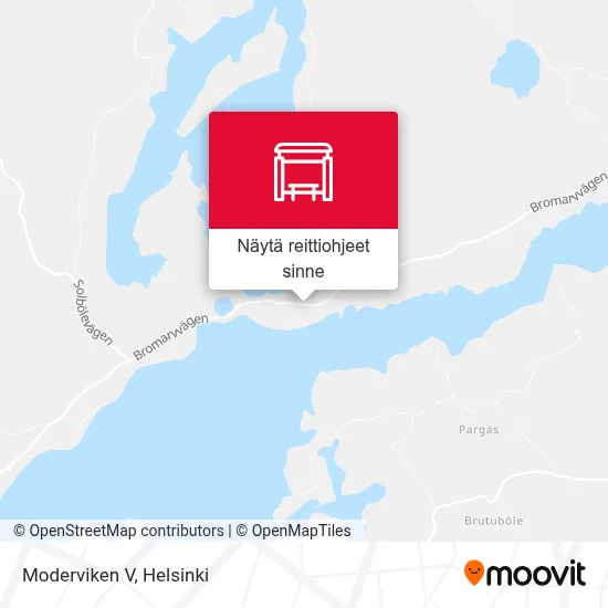 Moderviken V kartta