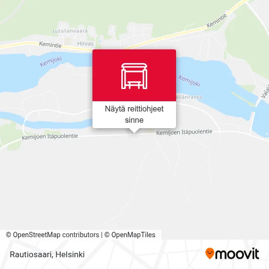Rautiosaari kartta