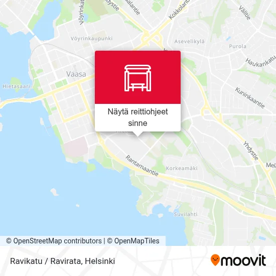 Ravikatu / Ravirata kartta
