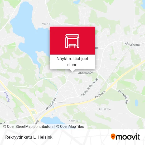 Rekryytinkatu L kartta