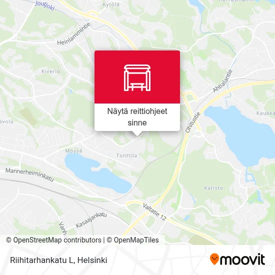 Riihitarhankatu L kartta